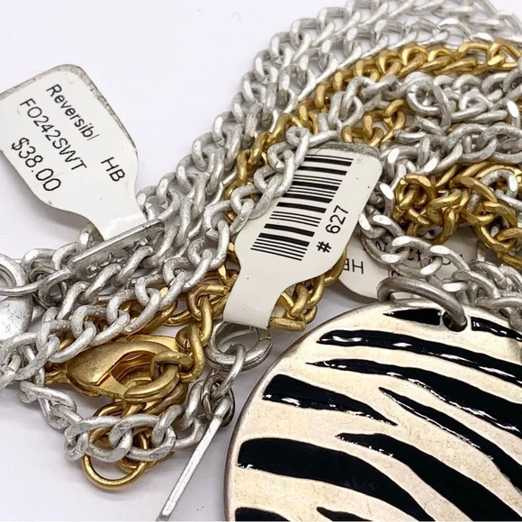 Foxy Brand Reversible Pendant Necklaces Lot of 3 NWT - Picture 3 of 3